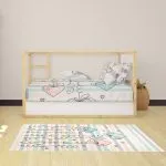 دکور فرش کودک طرح ریسه قلب 700 شانه تراکم 3300 کد 30A7101288
