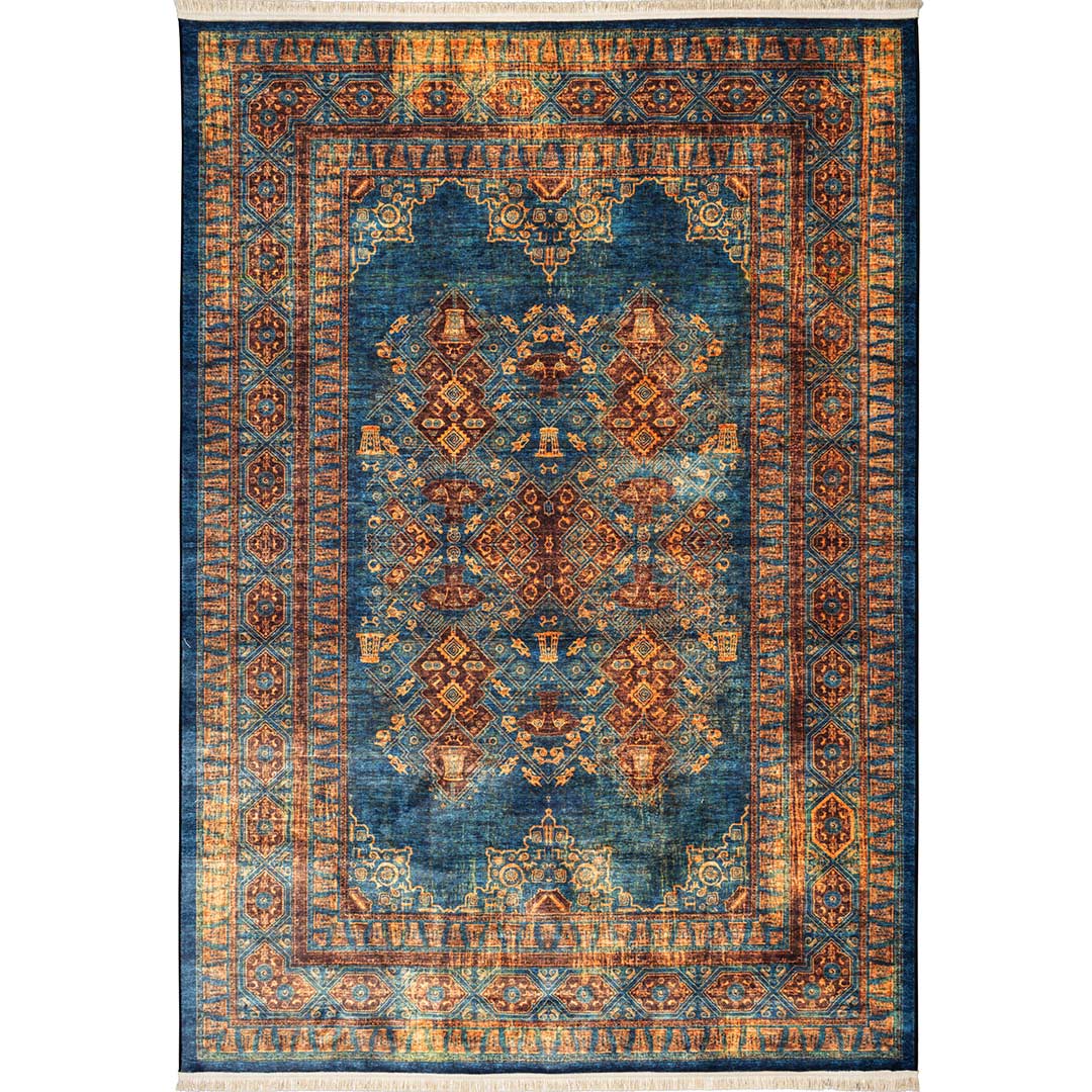 فرش سنتی طرح قفقازی کد 900442