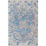 فرش مدرن طرح افشان گل درشت اسلیمی پتینه زمینه کرم 700 شانه تراکم 3300 کد 30M7101457