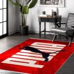 دکور فرش مدرن طرح برند پوما (Puma) محصول 700 شانه تراکم 3300 کد 30M7101464