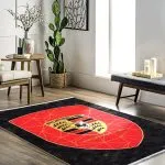 دکور فرش مدرن طرح لوگوی پورشه 700 شانه تراکم 3300 کد 30M7101470