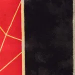 کناره فرش مدرن طرح لوگوی پورشه 700 شانه تراکم 3300 کد 30M7101470