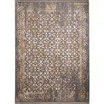 فرش وینتیج طلاکوب گل برجسته طرح کد 1608