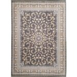 فرش طرح میثاق طلاکوب گل برجسته 1200 شانه کد 2001 - فرشخونه