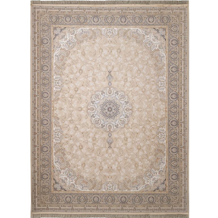 فرش طلاکوب گل برجسته طرح کد 2008