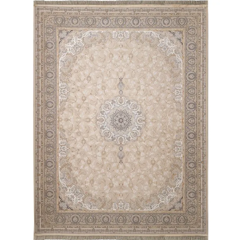 فرش طلاکوب گل برجسته طرح کد 2008