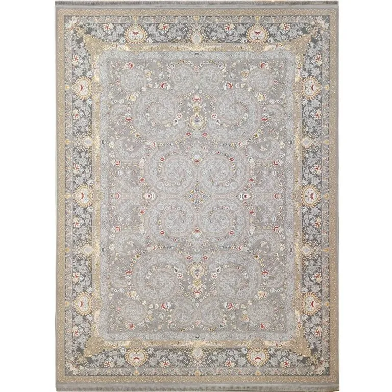 فرش طلاکوب گل برجسته طرح کد 3015
