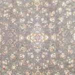 ترنج فرش طلاکوب گل برجسته طرح کد ۳۰۱۶