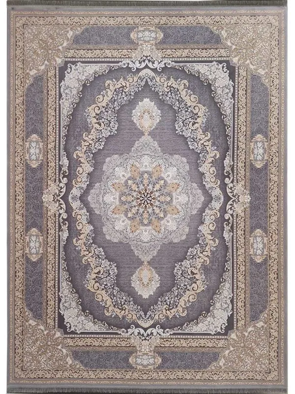 فرش طلاکوب گل برجسته طرح کد 4008