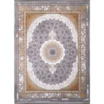 فرش طلاکوب گل برجسته طرح کد 4013