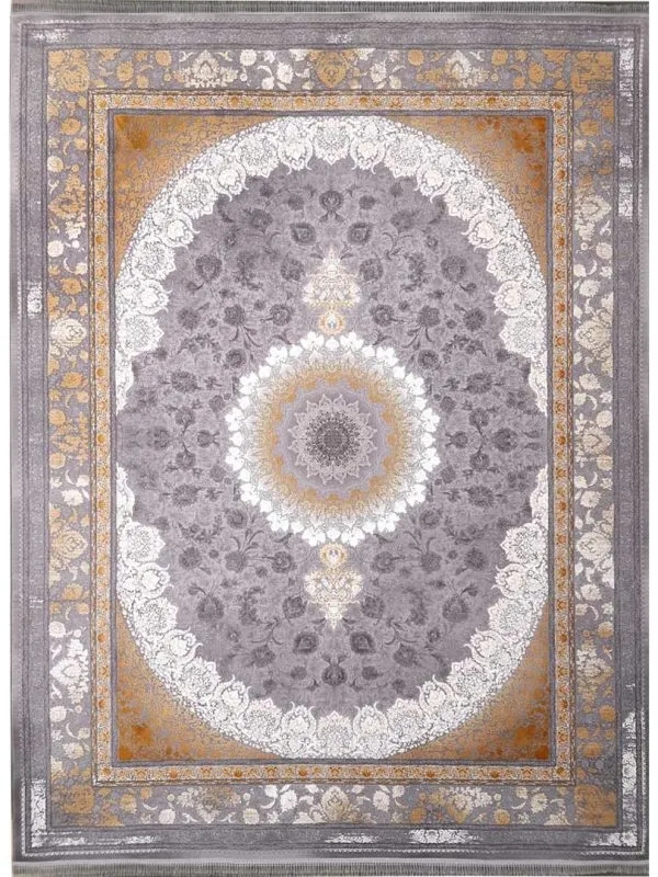 فرش طلاکوب گل برجسته طرح کد 4013