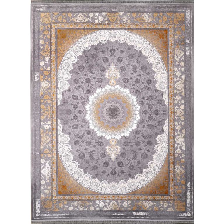 فرش طلاکوب گل برجسته طرح کد 4013