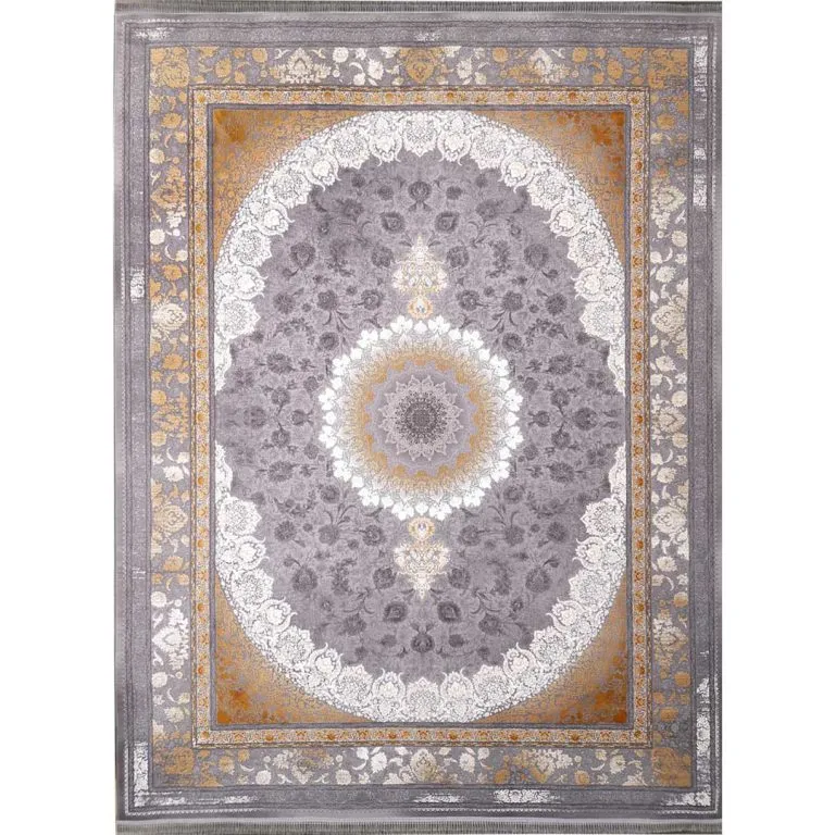 فرش طلاکوب گل برجسته طرح کد 4013