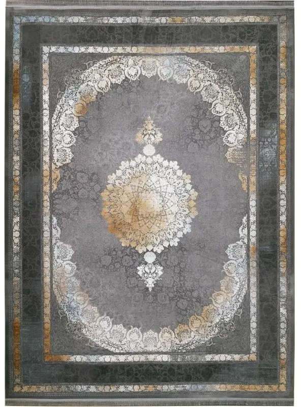 فرش طلاکوب گل برجسته طرح کد 4014