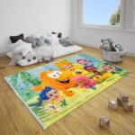 فرش کودک طرح نمو 700 شانه تراکم 3300 کد 9015090 - Image 2