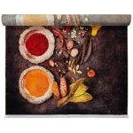 فرش آشپزخانه طرح بشقاب ادویه جات 700 شانه کد 4023090 - فرشخونه
