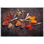 فرش آشپزخانه طرح ادویه و قاشق برنجی 700 شانه کد 4025090