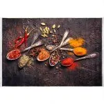 فرش آشپزخانه طرح ادویه و قاشق برنجی 700 شانه کد 4025090