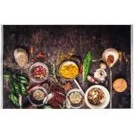 فرش آشپزخانه طرح کاسه ادویه و قاشق برنجی 700 شانه کد 4036090