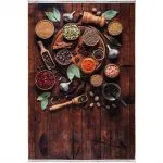 فرش آشپزخانه طرح سینی ادویه های رنگی 700 شانه کد 4037090