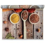 فرش آشپزخانه طرح قاشق چوبی و کاسه ادویه کد 4040090 - Image 7