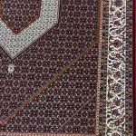 فرش ماشینی طرح بیجار 700 شانه کد 70704 - رنگ لاکی