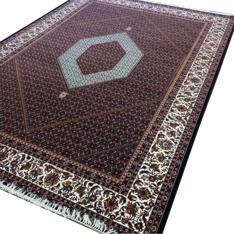 فرش ماشینی طرح بیجار 700 شانه کد 70704 - رنگ سرمه ای