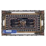 تابلو فرش چهار قل وان یکاد طرح حاشیه اسماءالله کد 9179