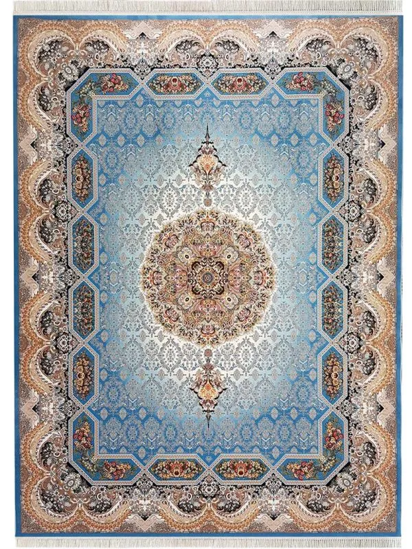فرش هالیدی آبی 1200 شانه کد 11F220001