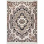 فرش ماشینی 1200شانه طرح باغ ملک کرم کد 11F220253