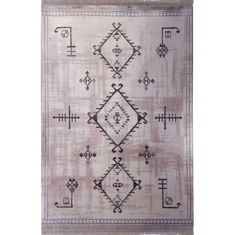 فرش مراکشی طرح سه لوزی کد 441061K