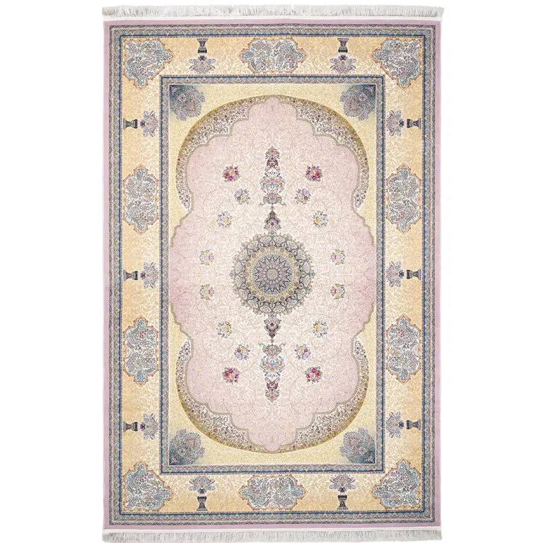 فرش کلاریس طرح حاشیه دار 1200 شانه کد 100908