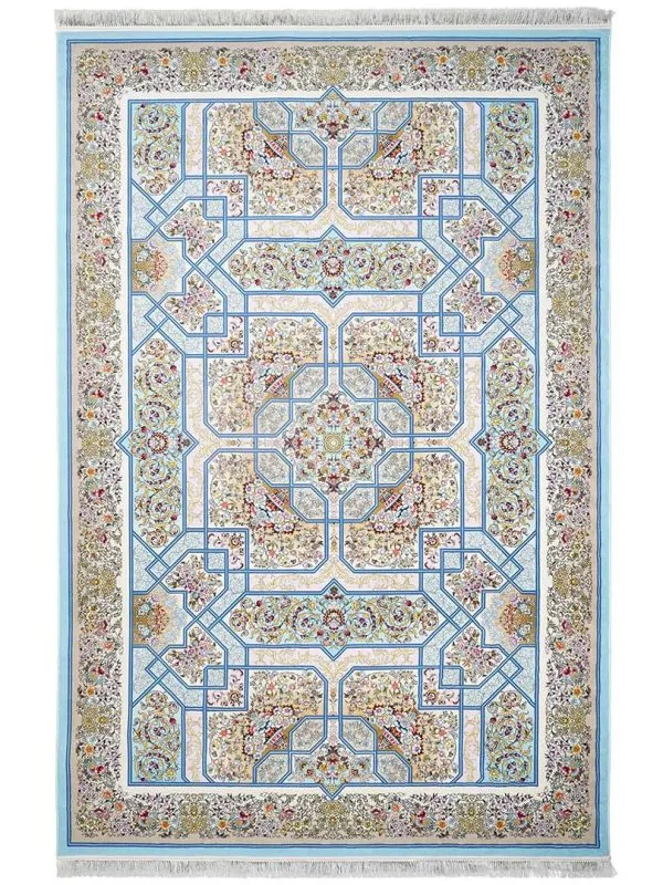 فرش کلاریس طرح حاشیه دار 1200 شانه کد 100909
