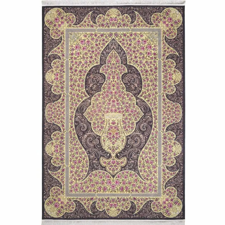 فرش کلاریس طرح حاشیه دار 1200 شانه کد 100916