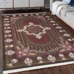 فرش کلاریس طرح حاشیه دار 1200 شانه اصیل کد 100918 - Image 8