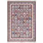 فرش کلاریس طرح حاشیه دار 1200 شانه اصیل کد 100948