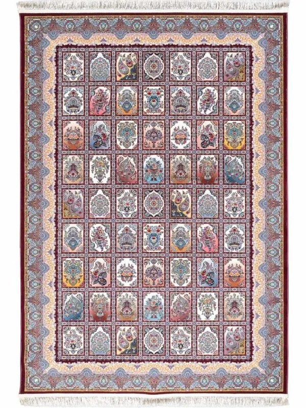 فرش کلاریس طرح حاشیه دار 1200 شانه اصیل کد 100948