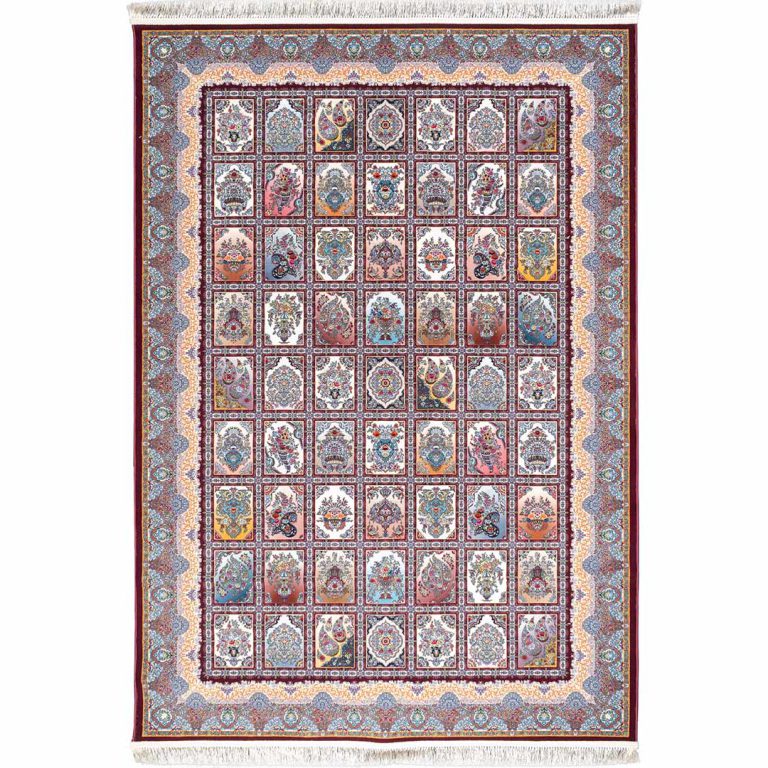 فرش کلاریس طرح حاشیه دار 1200 شانه اصیل کد 100948