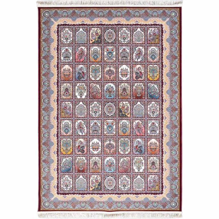 فرش کلاریس طرح حاشیه دار 1200 شانه اصیل کد 100948