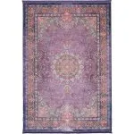 فرش کلاریس طرح حاشیه دار 1200 شانه کد 401400