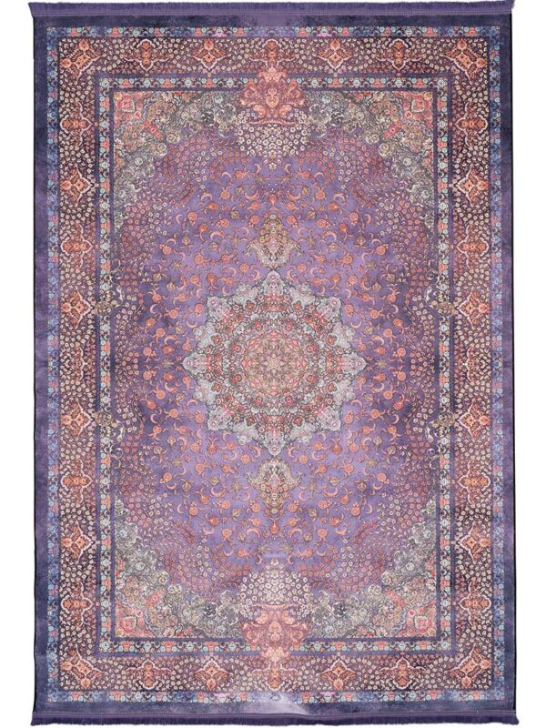 فرش کلاریس طرح حاشیه دار 1200 شانه کد 401400
