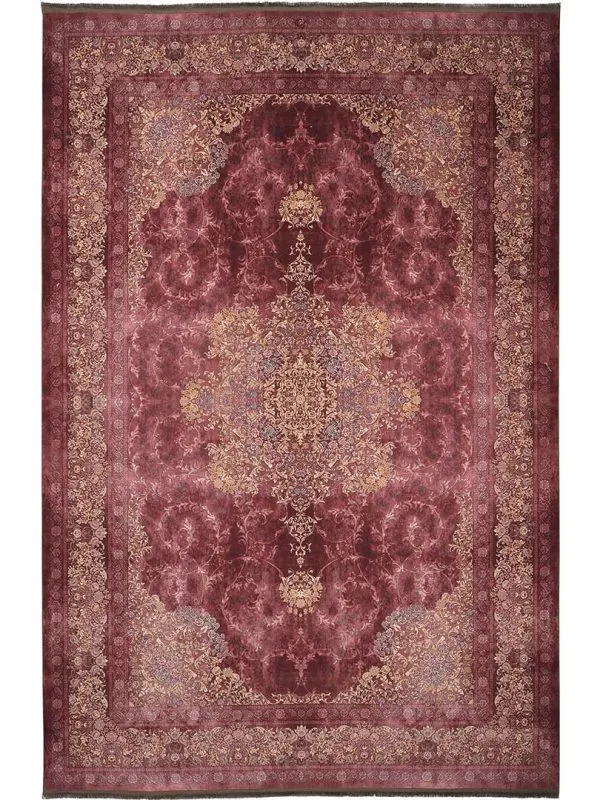 فرش کلاریس طرح حاشیه دار 1200 شانه کد 401401