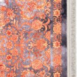 فرش کلاریس طرح حاشیه دار 1200 شانه وینا کد 401411 - Image 10