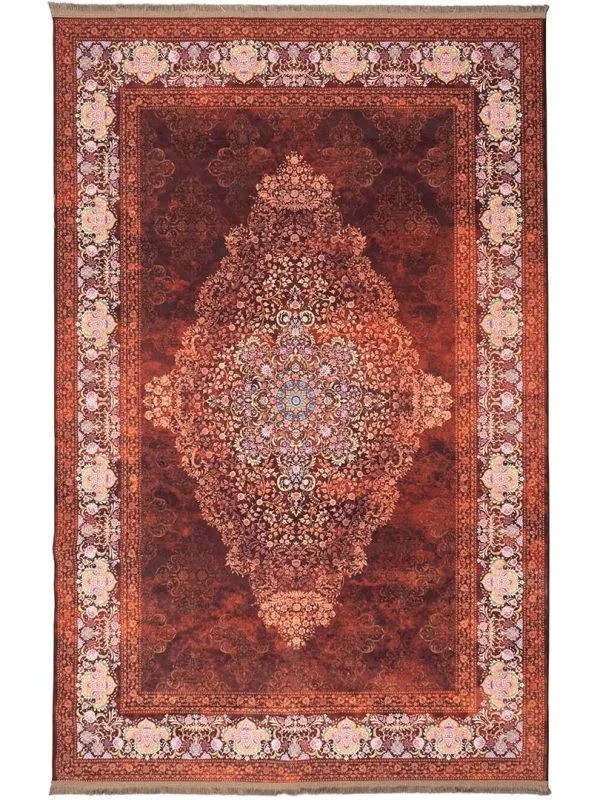 فرش کلاریس طرح حاشیه دار 1200 شانه وینا کد 401413