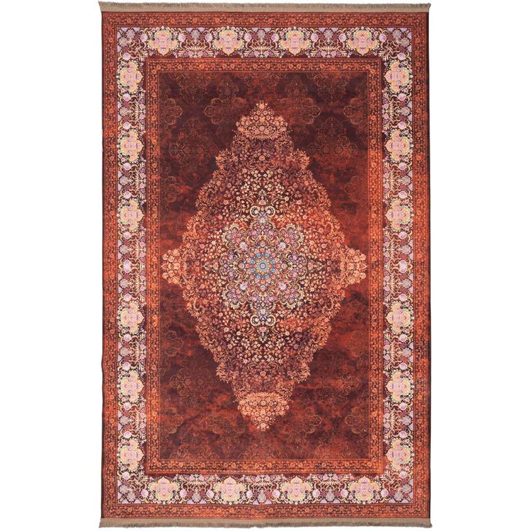 فرش کلاریس طرح حاشیه دار 1200 شانه وینا کد 401413