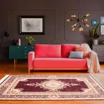دکور خرید اینترنتی فرش ماشینی فرانسوی کد 30M2300311 محصول 1200 شانه تراکم 3600