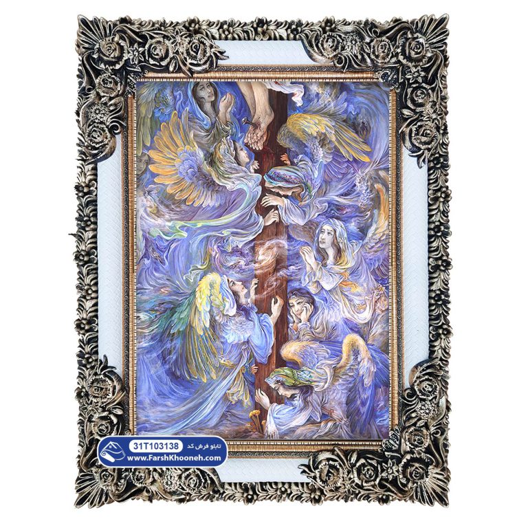 تابلو فرش گردباد مقدس کد 103138