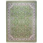 فرش افشان سلطنتی رنگ سبز روشن کد 11F220122