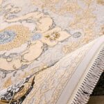 فرش طرح بهارستان 1200 شانه رنگ صدفی کد 11F230906 - Image 12