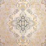 فرش طرح بهارستان 1200 شانه رنگ صدفی کد 11F230906 - Image 11